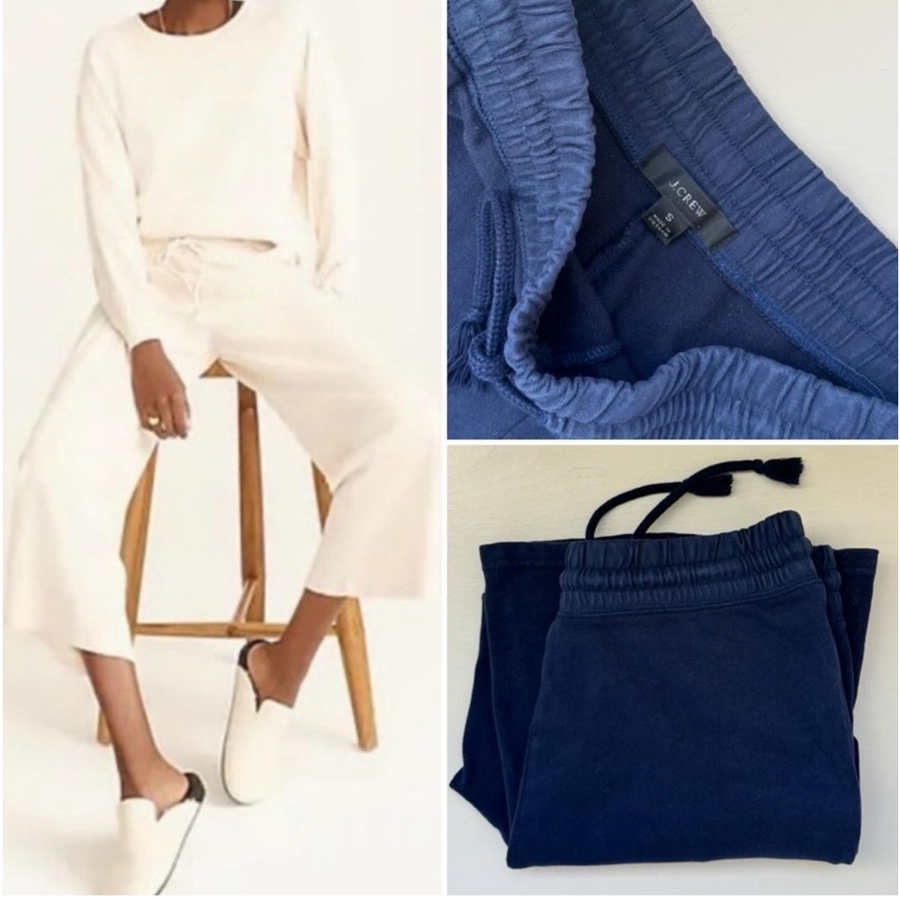 J. Crew Magic Rinse Wide Leg Sweatpants